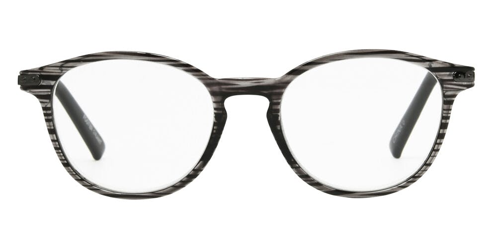 Front, Foster Grant McKay FGGC2304 GRY 2 Fertiglesebrille