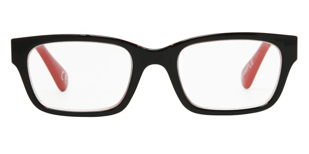 Front, Foster Grant Sydney FGGC2307 BLK RED 2 Fertiglesebrille