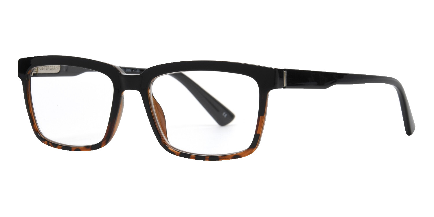 Angle_Left01 Foster Grant Talan FGGC2308 BLK TOR 2 Fertiglesebrille Schwarz, Havana