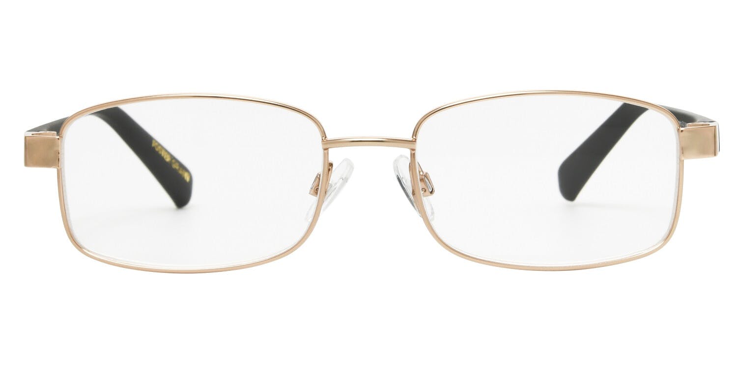 Front, Foster Grant Madden FGGC2324 GLD 2 Fertiglesebrille