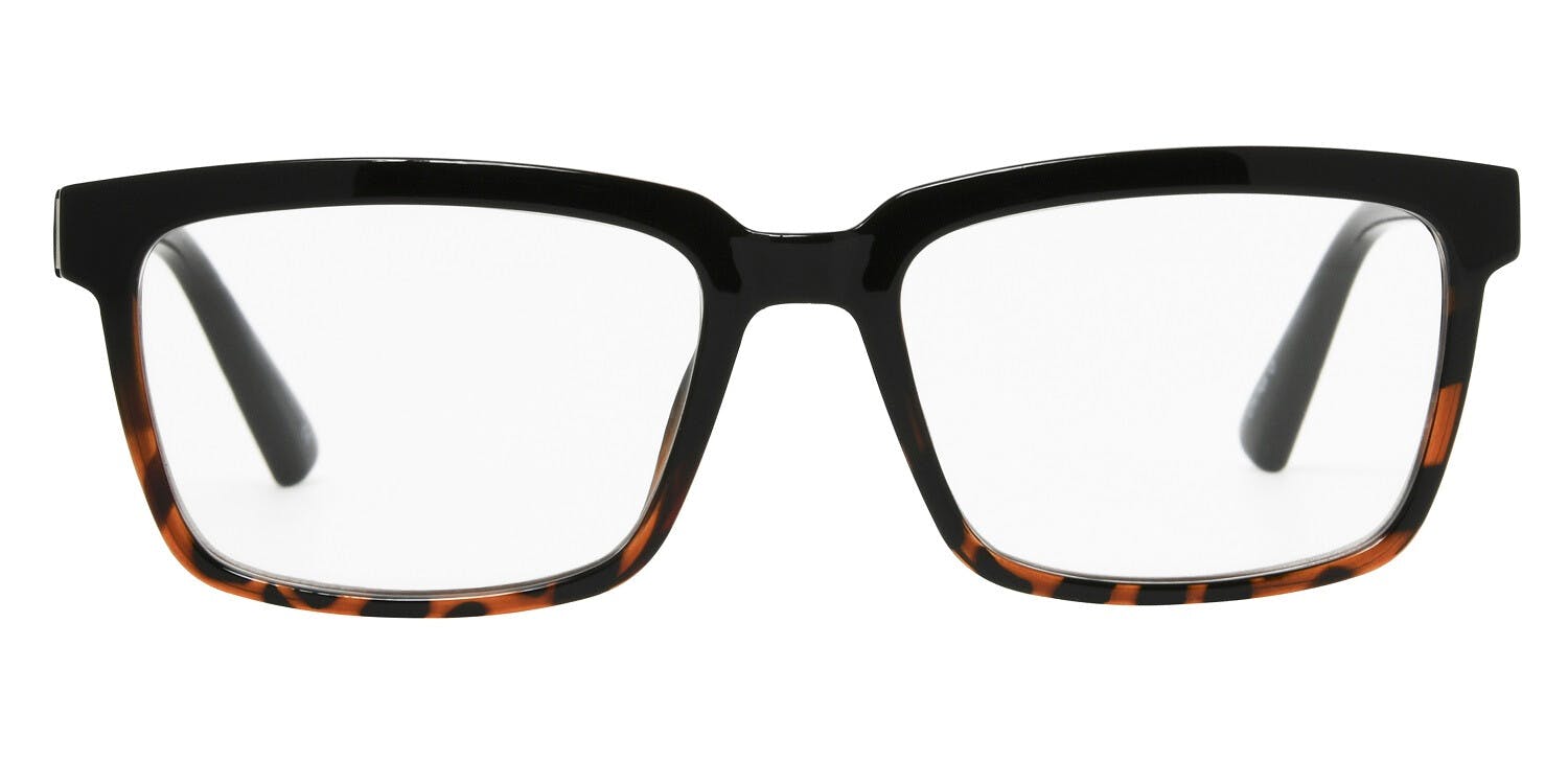 Front, Foster Grant Talan FGGC2308 BL BLK TOR 2 Fertiglesebrille