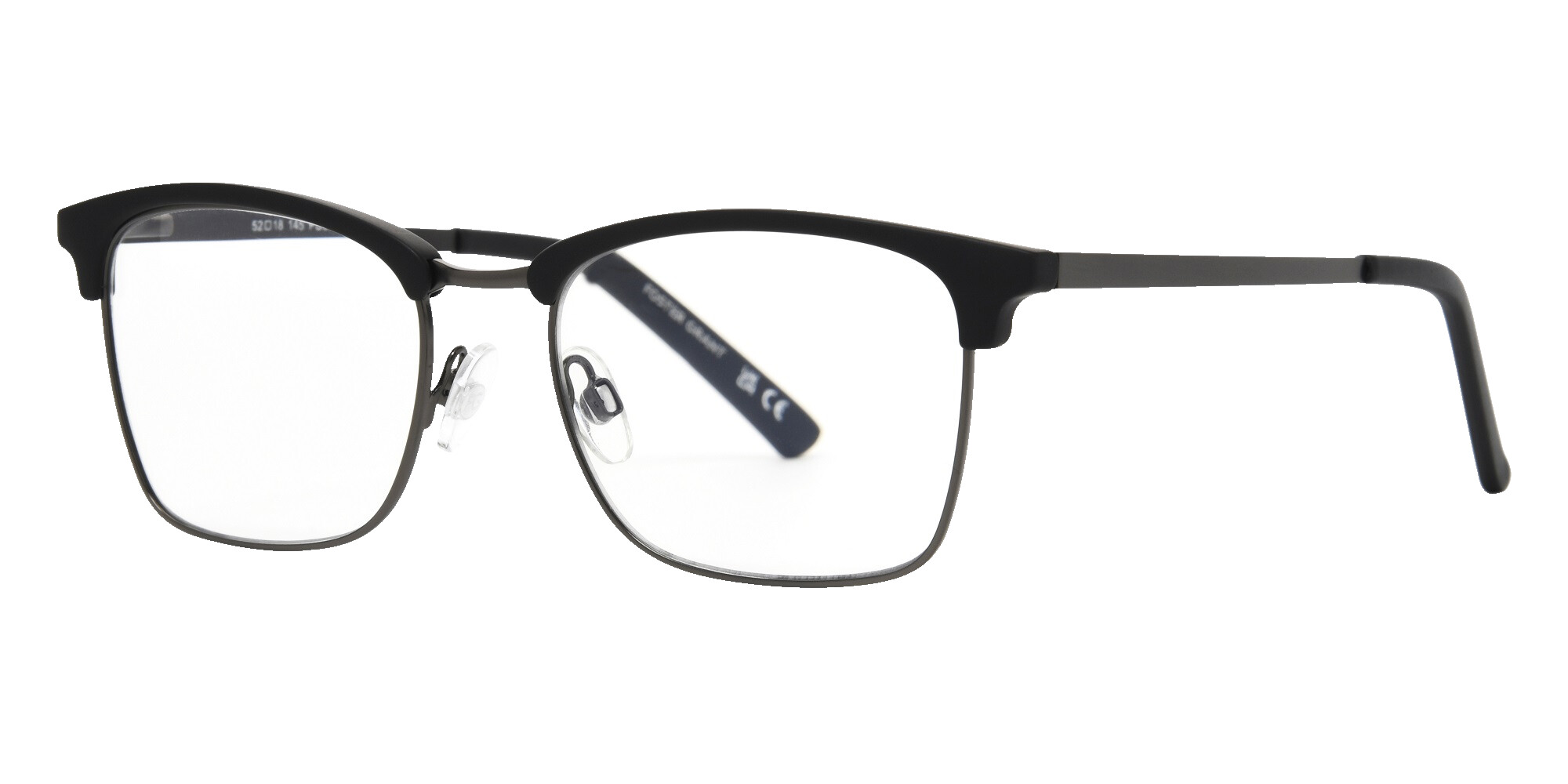 Angle_Left01 Foster Grant Perkins FGGC2305 BL BLK 1 Fertiglesebrille Schwarz