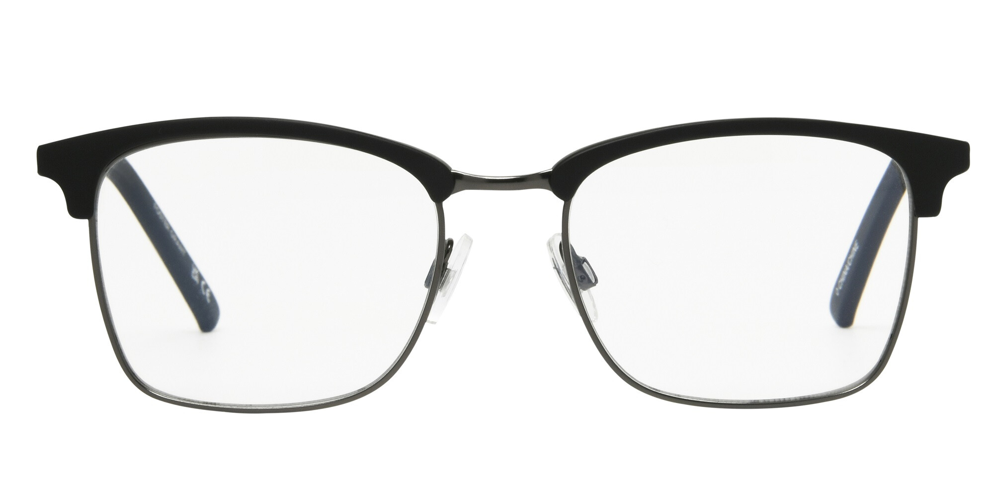 Front Foster Grant Perkins FGGC2305 BL BLK 1 Fertiglesebrille Schwarz