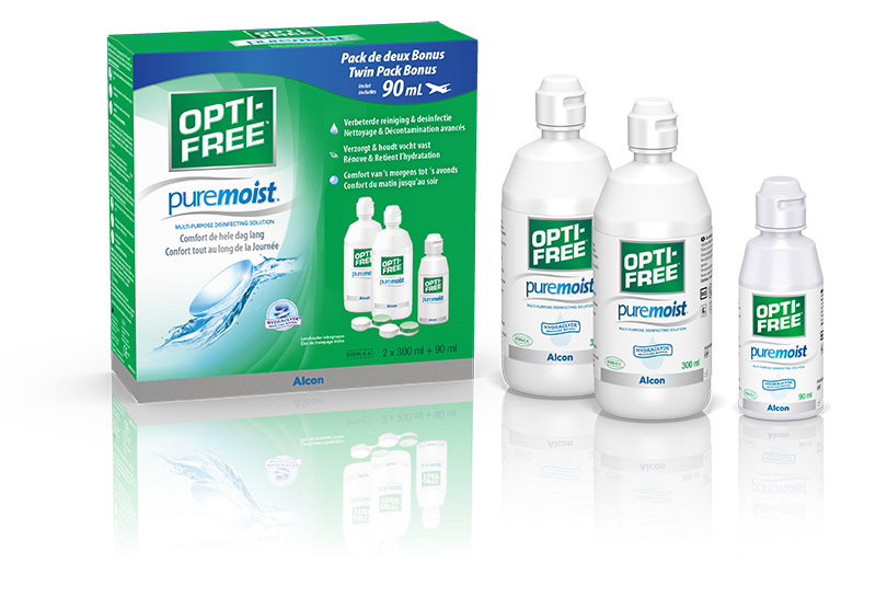 Front Opti free OPTI-FREE® PureMoist® All-in-One All-in-One Pflege Vorteilspack 690ml