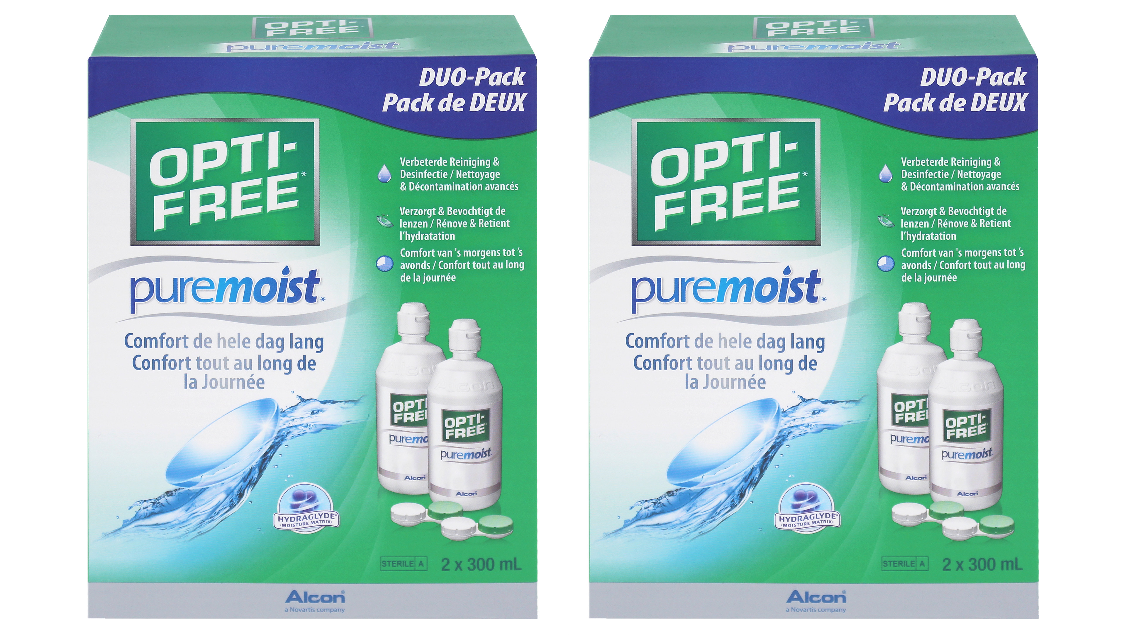 Front Opti free OPTI-FREE® PureMoist® All-in-One All-in-One Pflege Vorteilspack 1200ml