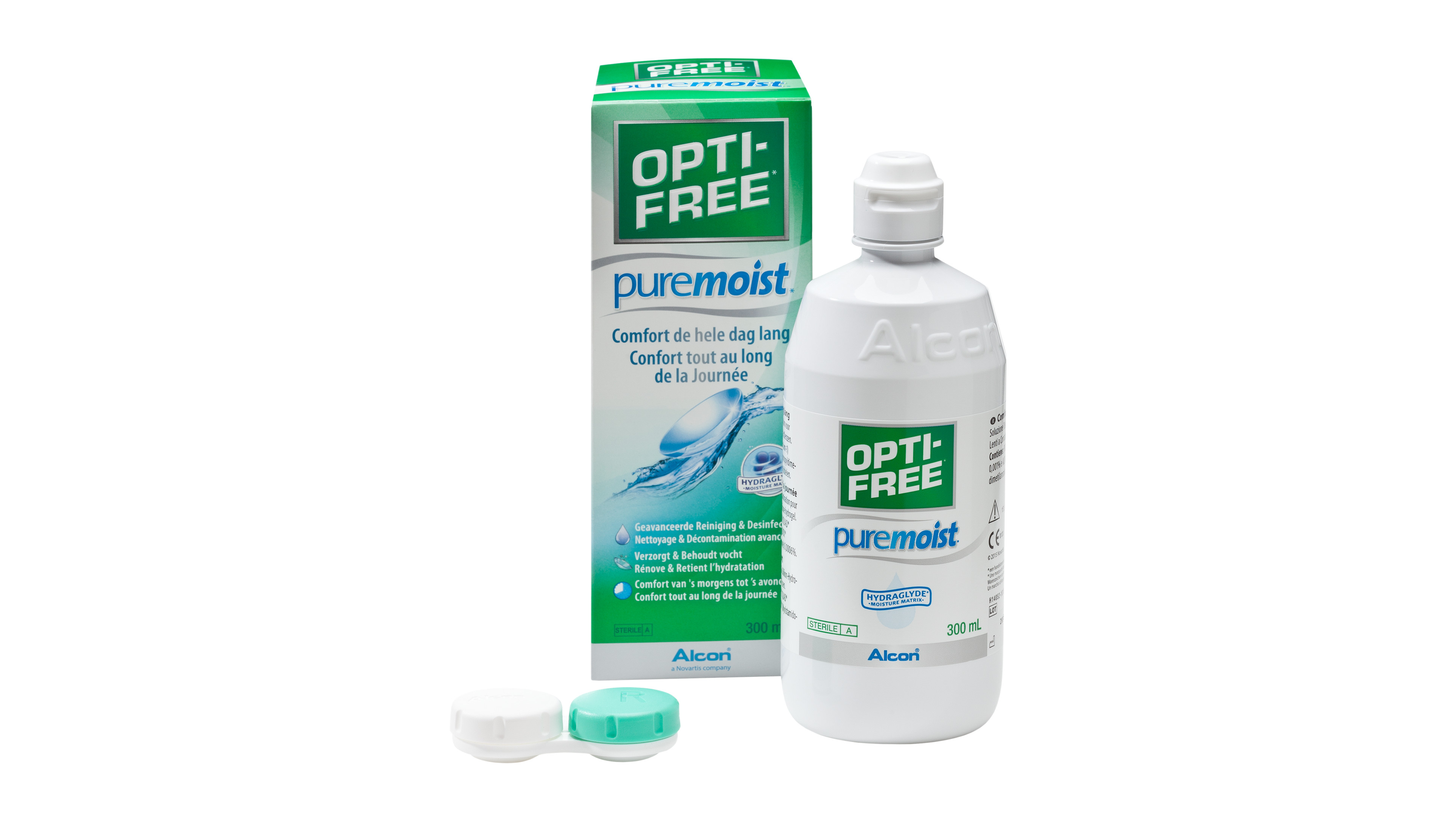 Front Opti free OPTI-FREE® PureMoist® All-in-One All-in-One Pflege Standardgröße 300ml