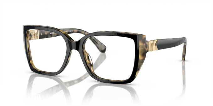 Angle_Left01 Michael Kors CASTELLO 0MK4115U 3950 Brille Schwarz, Havana