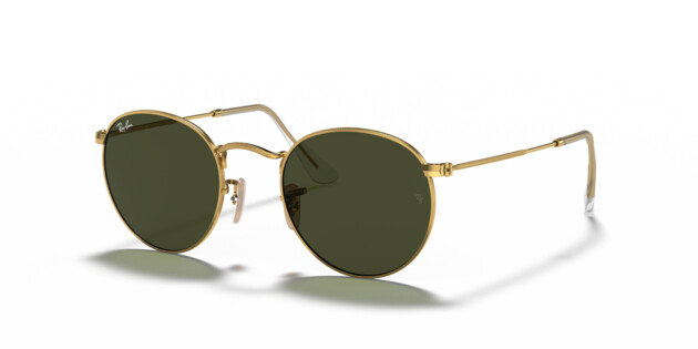 [products.image.angle_left01] Ray-Ban ROUND METAL 0RB3447 001 Sonnenbrille