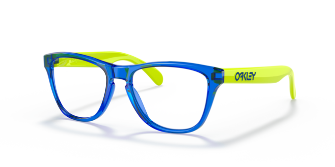 Angle_Left01 Oakley FROGSKINS XS RX 0OY8009 800903 Brille Blau