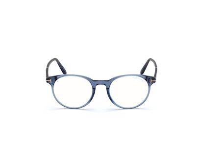 Tom Ford FT5695-B 090 Brille Transparent, Blau