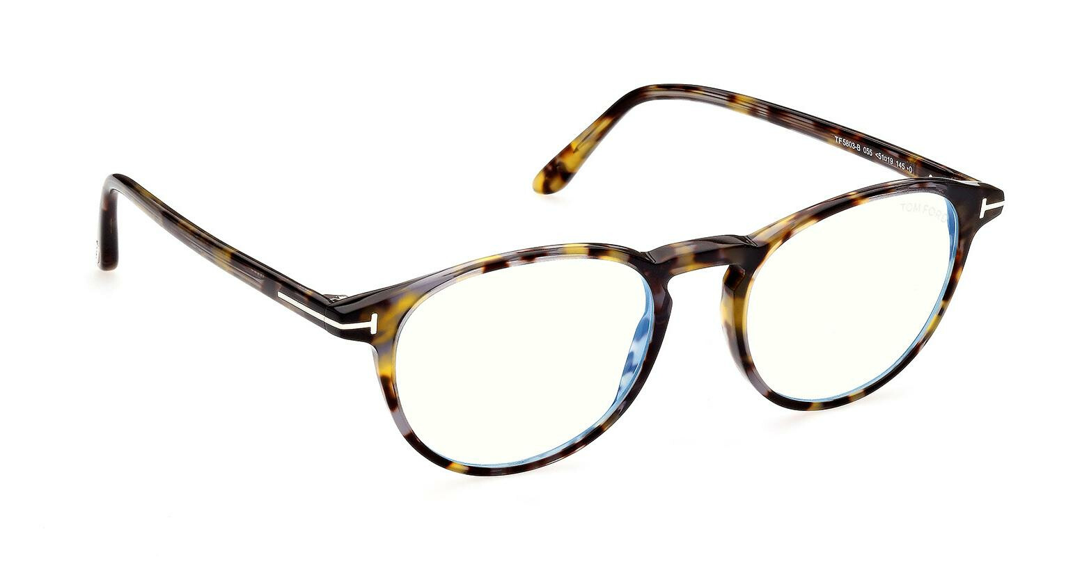 Promotional01 Tom Ford FT5803-B 055 Brille Havana, Mehrfarbig