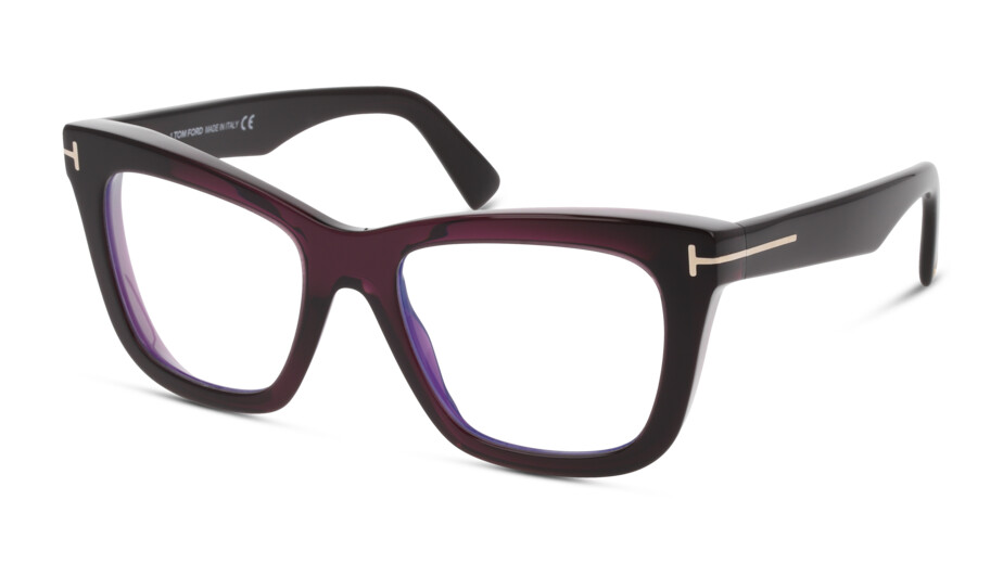 Angle_Left01 Tom Ford FT5881-B 081 Brille Lila