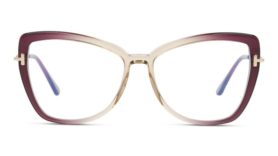 Front Tom Ford FT5882-B 083 Brille Beige, Lila