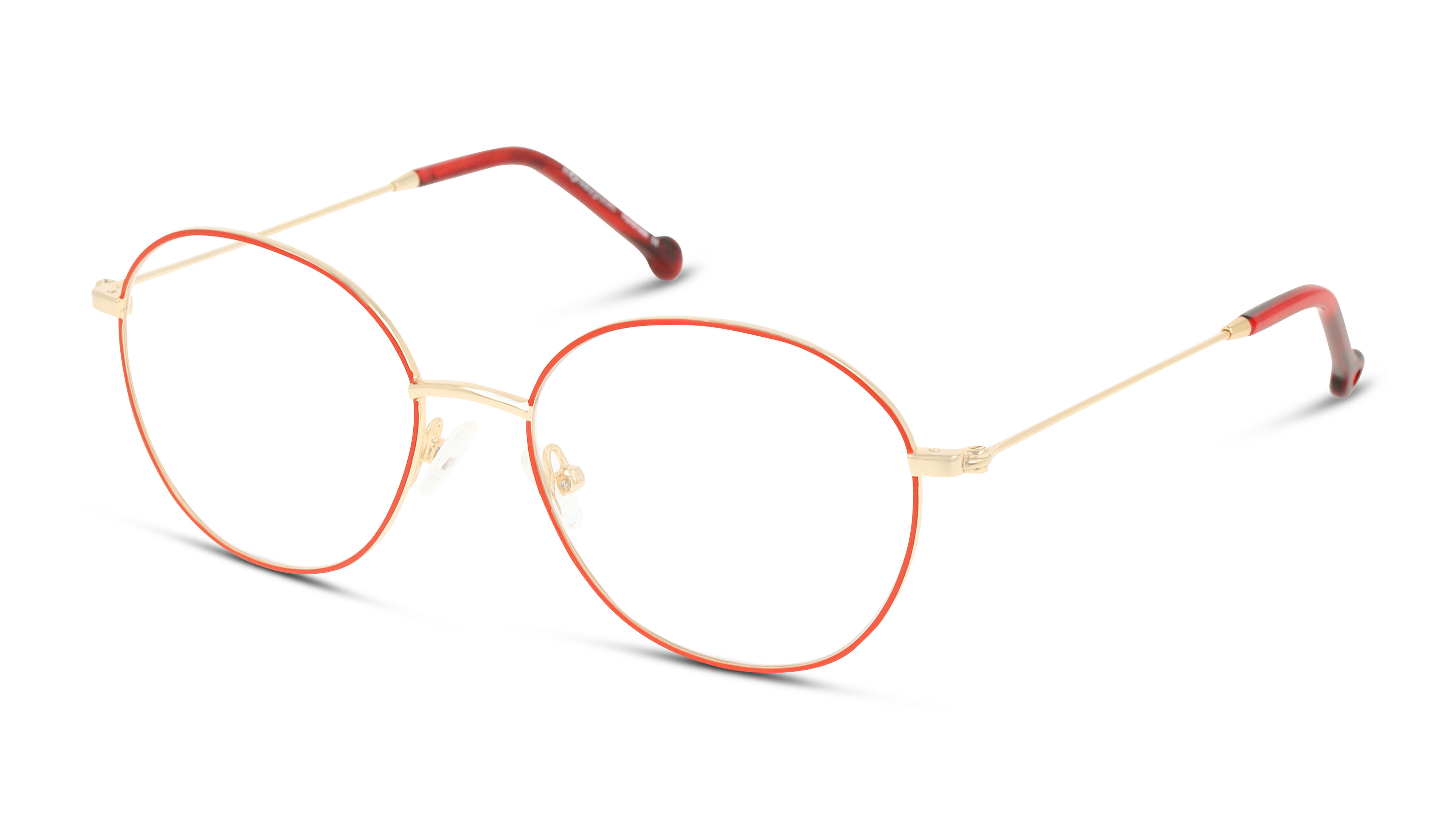 [products.image.angle_left01] monkeyglasses® RENE Red/Gold Brille