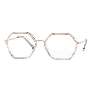 monkeyglasses® Siggi 3 Brille Goldfarben, Grau