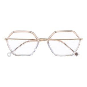 monkeyglasses® Siggi 3 Brille Goldfarben, Grau