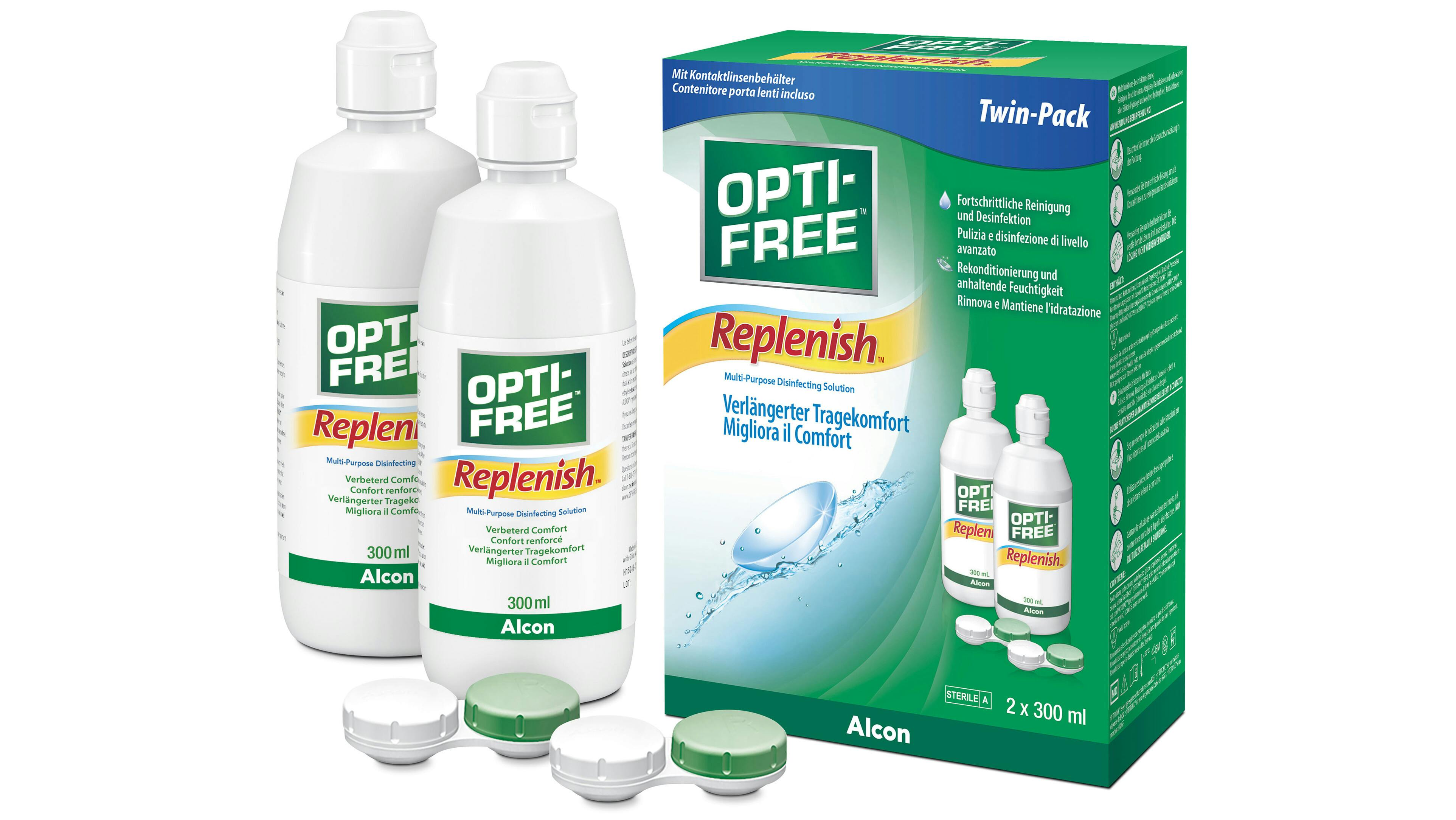 Angle_Left01, OPTI-FREE® RepleniSH® All-in-One Doppelpack 600ml