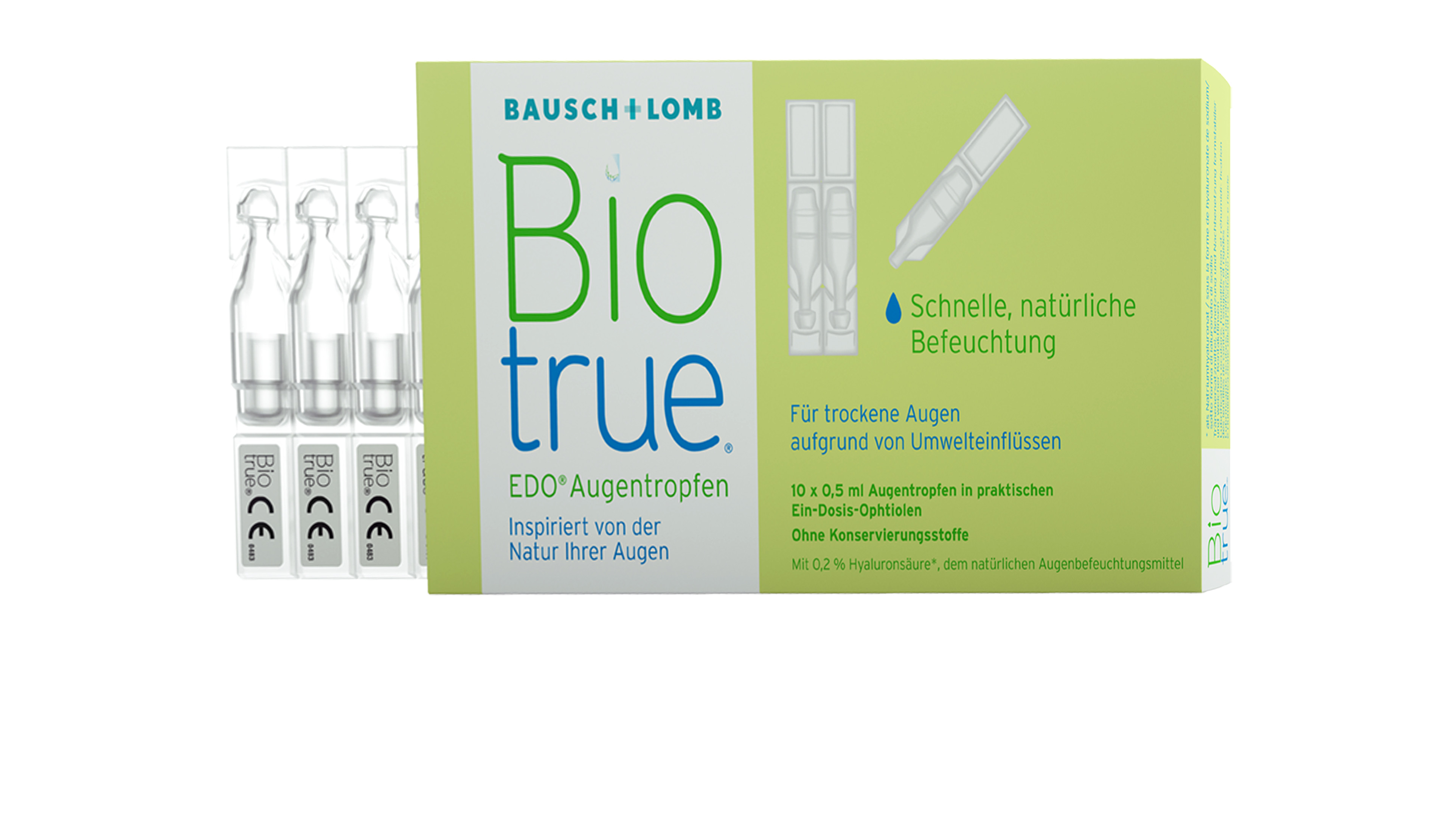 Front Biotrue Biotrue® Augentropfen Augensprays & Augensprays & -tropfen Einzelampullen 5ml
