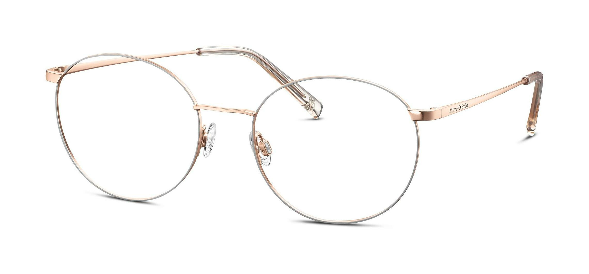 Front MARC O'POLO Eyewear 502122 20 Brille Goldfarben, Grau