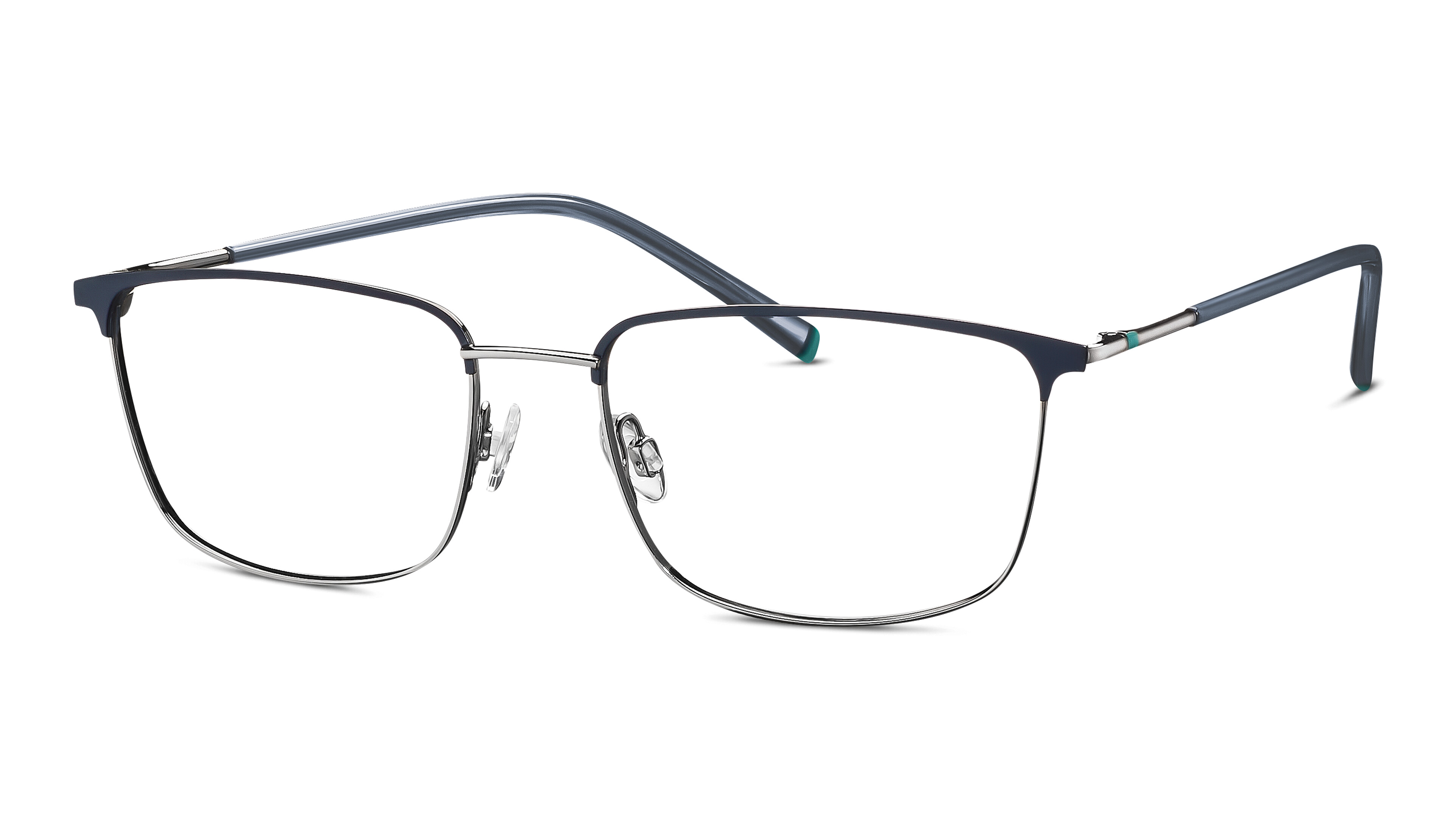 Front HUMPHREY´S eyewear 582311 70 Brille Silberfarben, Blau