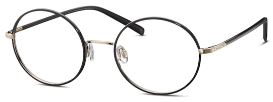MARC O'POLO Eyewear 502177 10 Brille Schwarz, Goldfarben