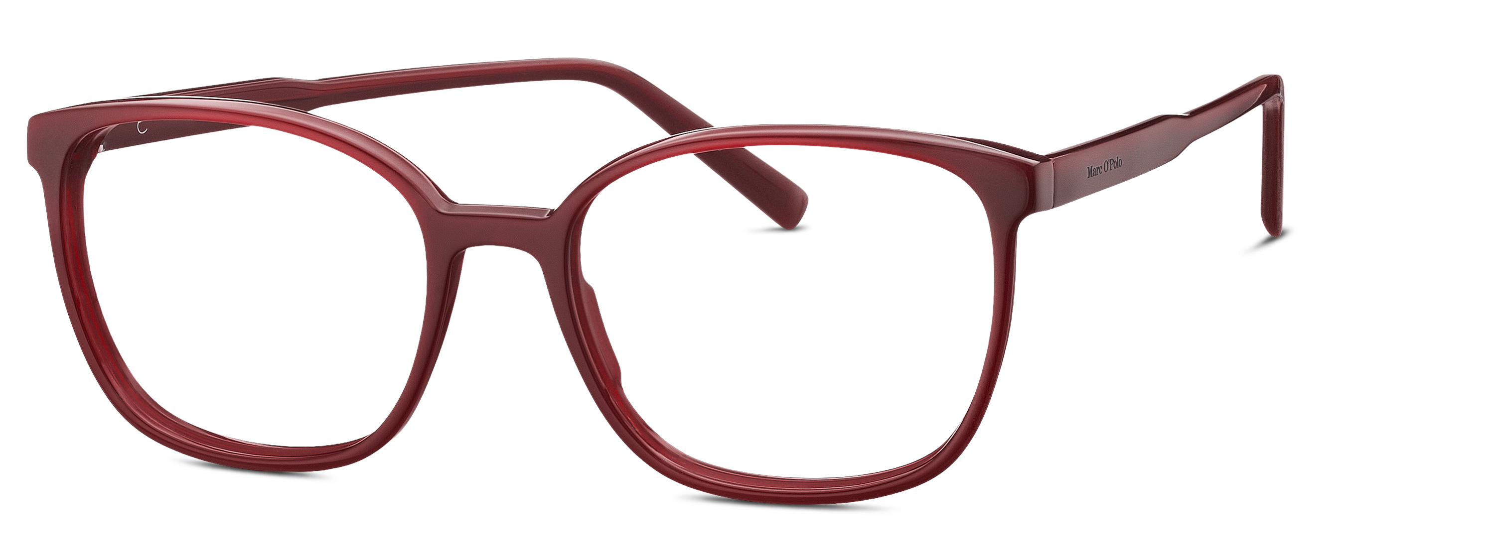 Front MARC O'POLO Eyewear 503207 50 Brille Rot, Transparent