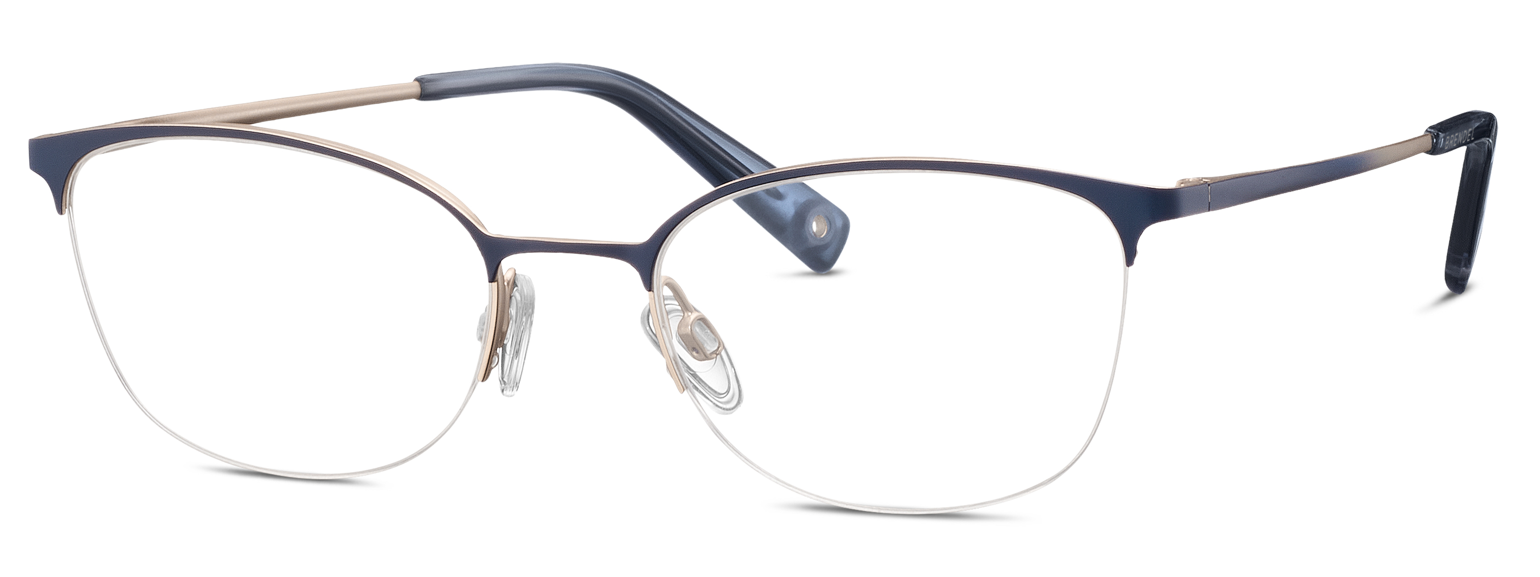 Front BRENDEL eyewear 902392 70 Brille Blau, Goldfarben
