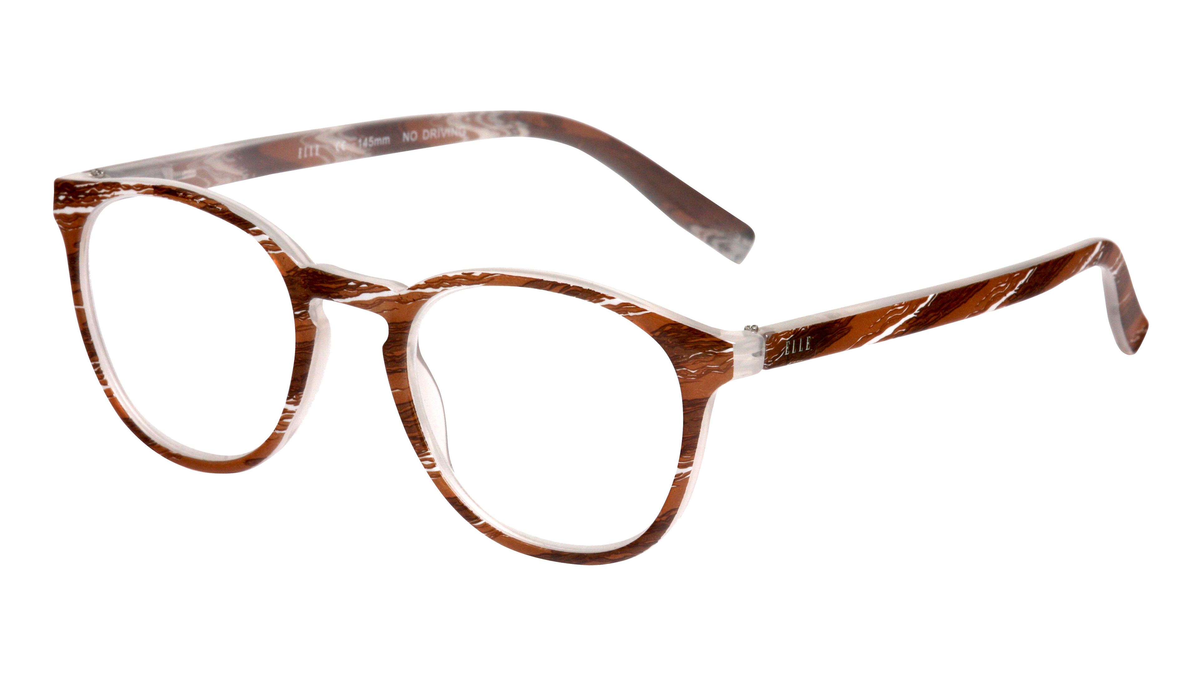 Front Elle 15933 BR5 Fertiglesebrille Braun