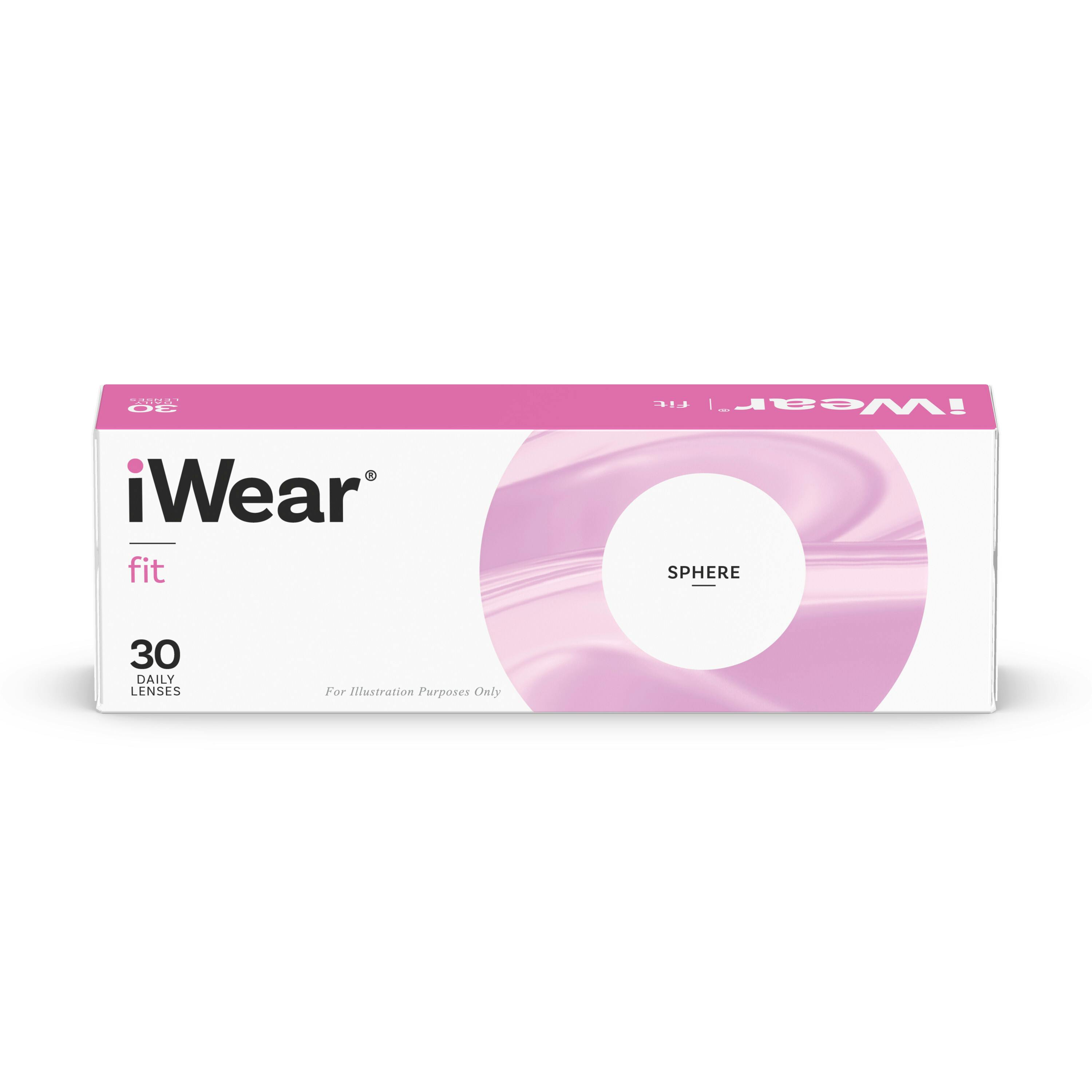 [products.image.front] iWear® fit Tageslinsen Sphärisch