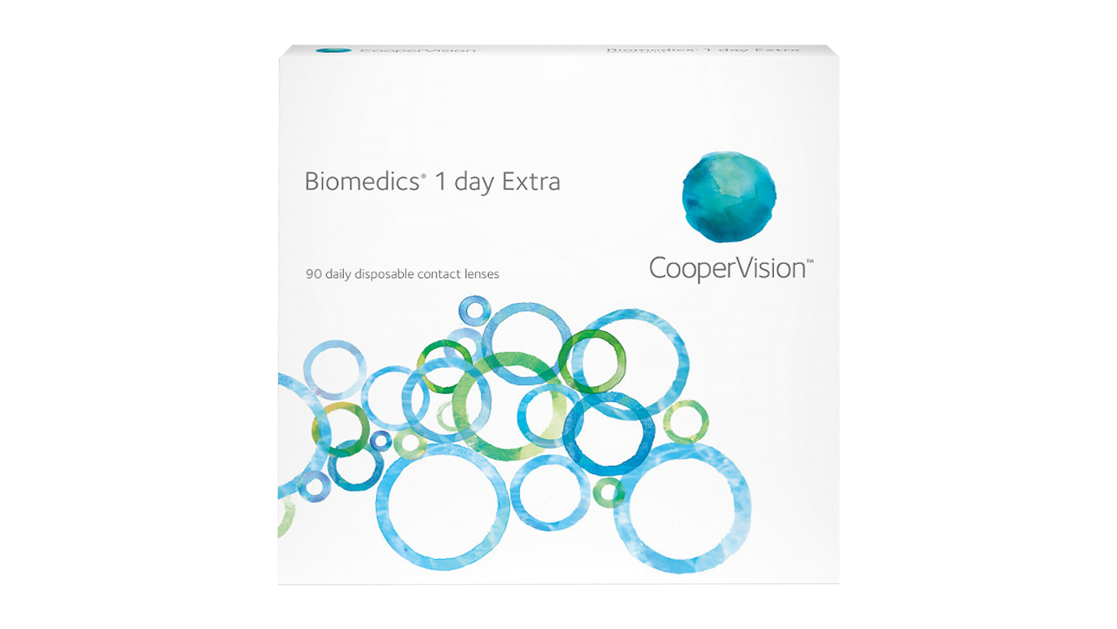 Front Biomedics®  Biomedics® 1 day Extra Tageslinsen Tageslinsen 90 Linsen pro Packung, pro Auge