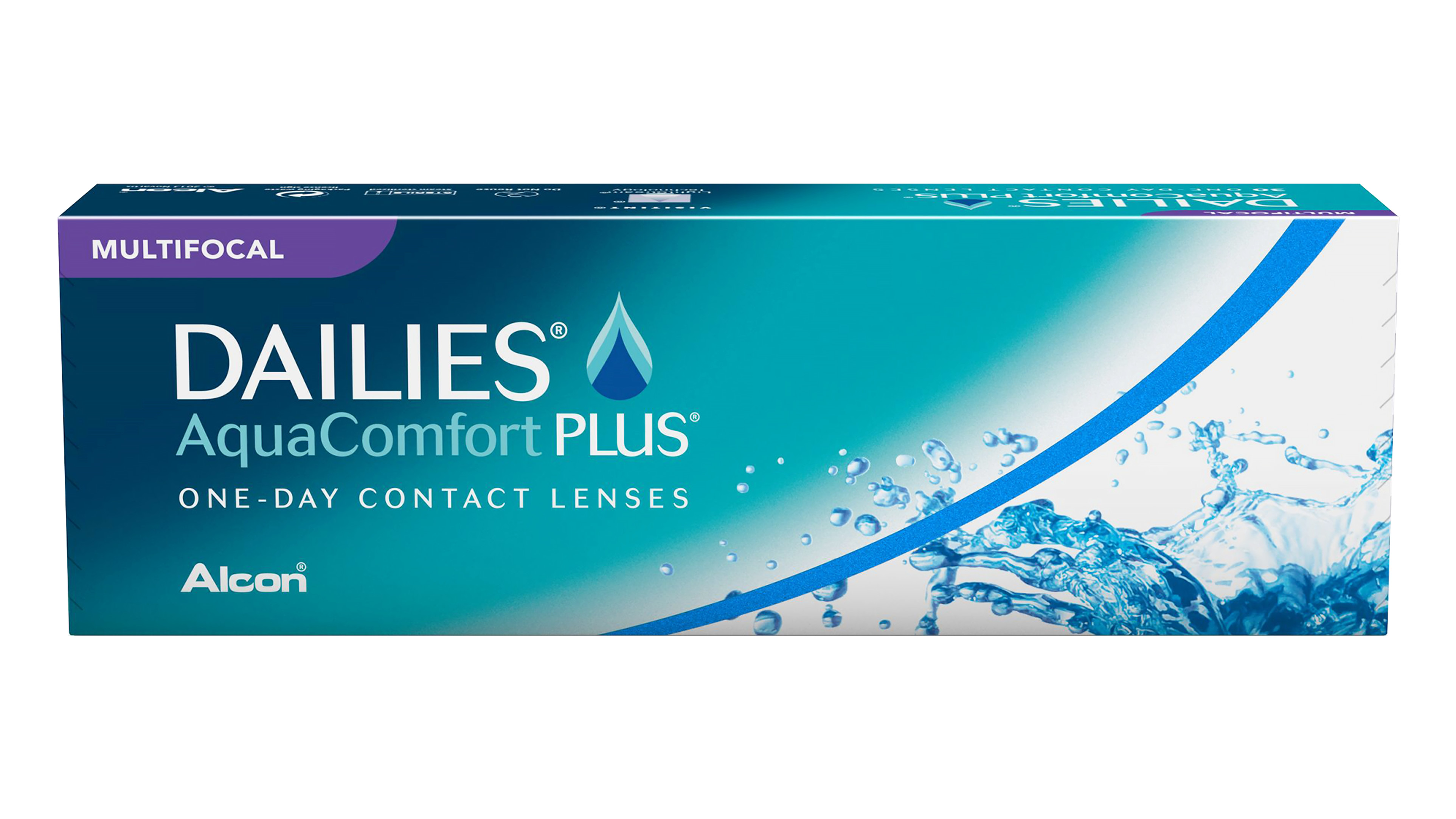 Front DAILIES® DAILIES® AquaComfort Plus Multifocal Tageslinsen 30 Linsen pro Packung, pro Auge