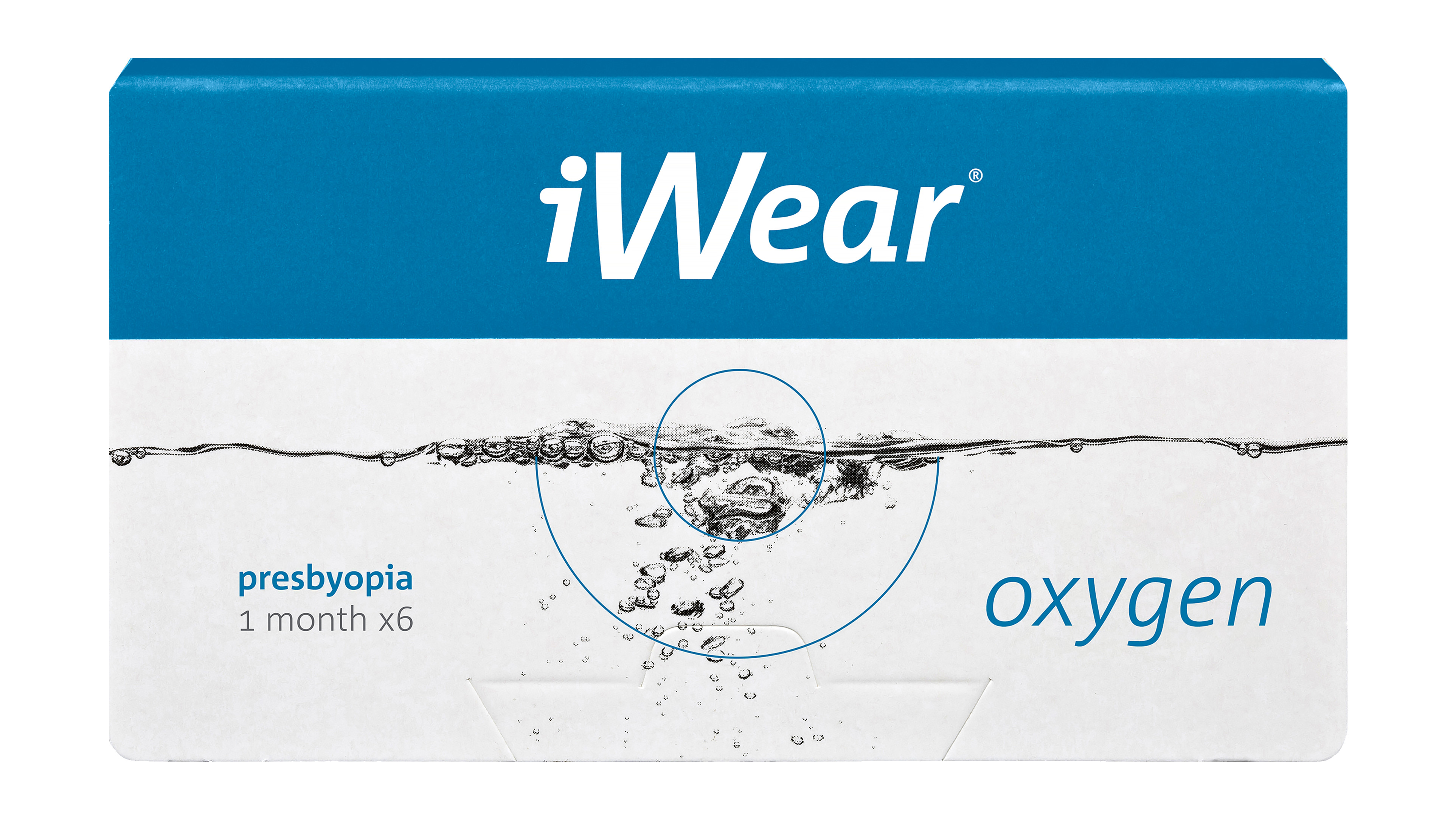 Front iWear® iWear® oxygen presbyopia N-Typ Monatslinsen 6 Linsen pro Packung, pro Auge