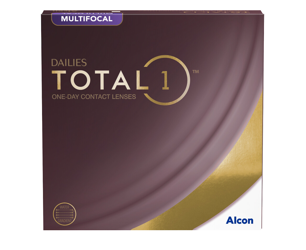 Front DAILIES® DAILIES® Total 1 Multifocal Tageslinsen Tageslinsen 90 Linsen pro Packung, pro Auge