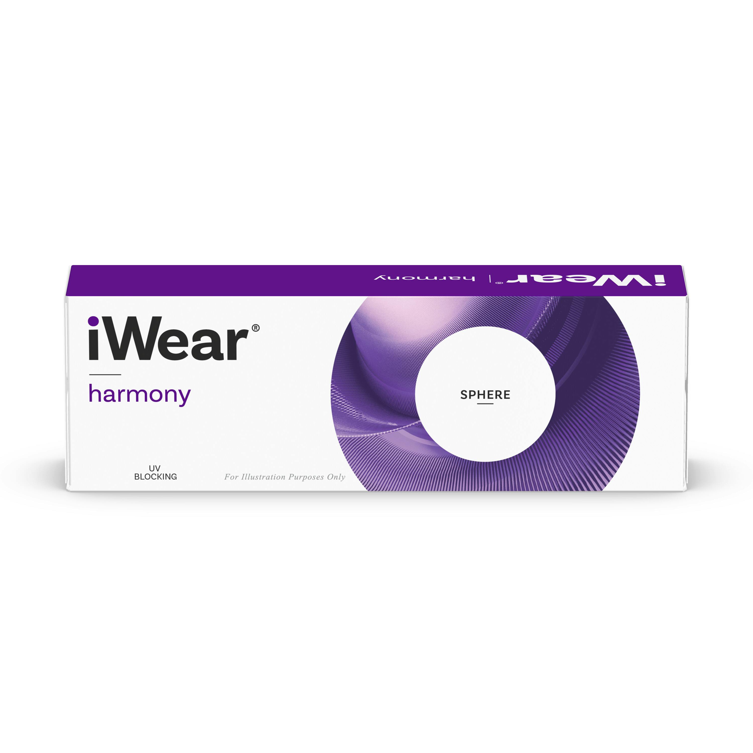 [products.image.front] iWear® harmony Tageslinsen Sphärisch