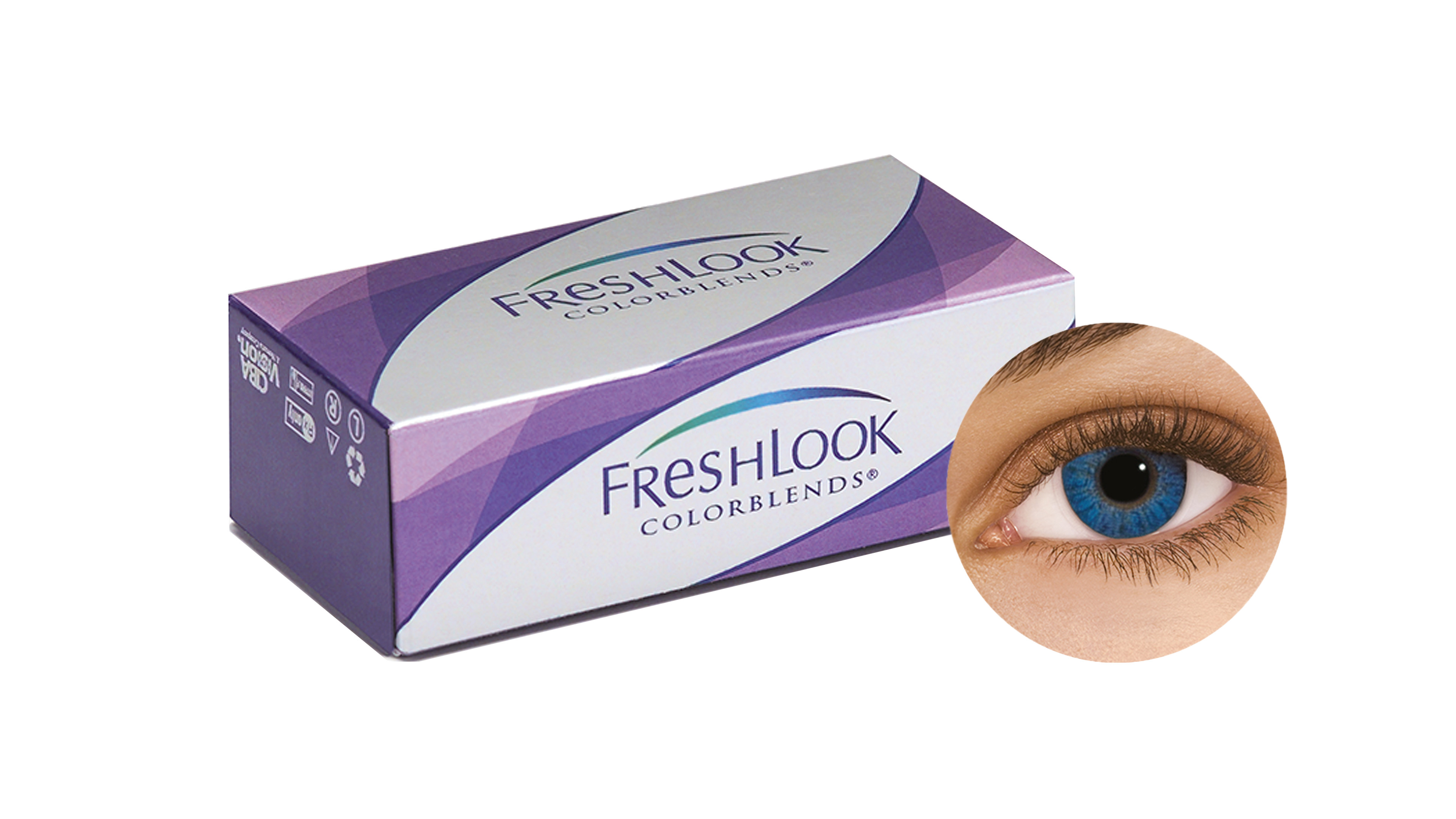 Front FreshLook® FreshLook® COLORBLENDS® - Brilliant Tageslinsen 2 Linsen pro Packung, pro Auge