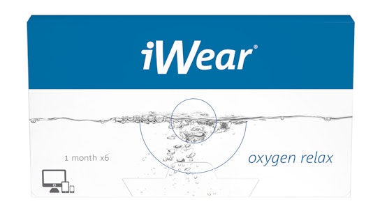 iWear® iWear® oxygen relax Monatslinsen Monatslinsen 6 Linsen pro Packung, pro Auge