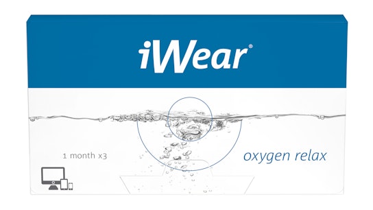 iWear® iWear® oxygen relax Monatslinsen Monatslinsen 3 Linsen pro Packung, pro Auge
