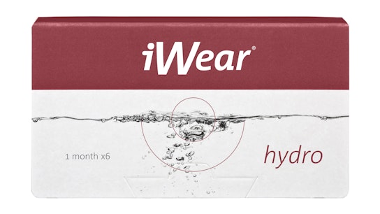 iWear® iWear® hydro Monatslinsen Sphärisch Monatslinsen 6 Linsen pro Packung, pro Auge