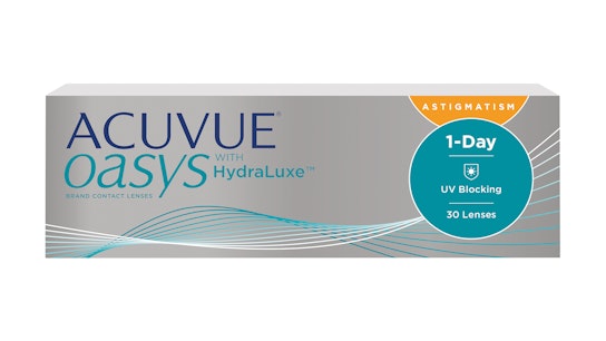 ACUVUE® ACUVUE OASYS® 1-DAY for ASTIGMATISM Tageslinsen 30 Linsen pro Packung, pro Auge