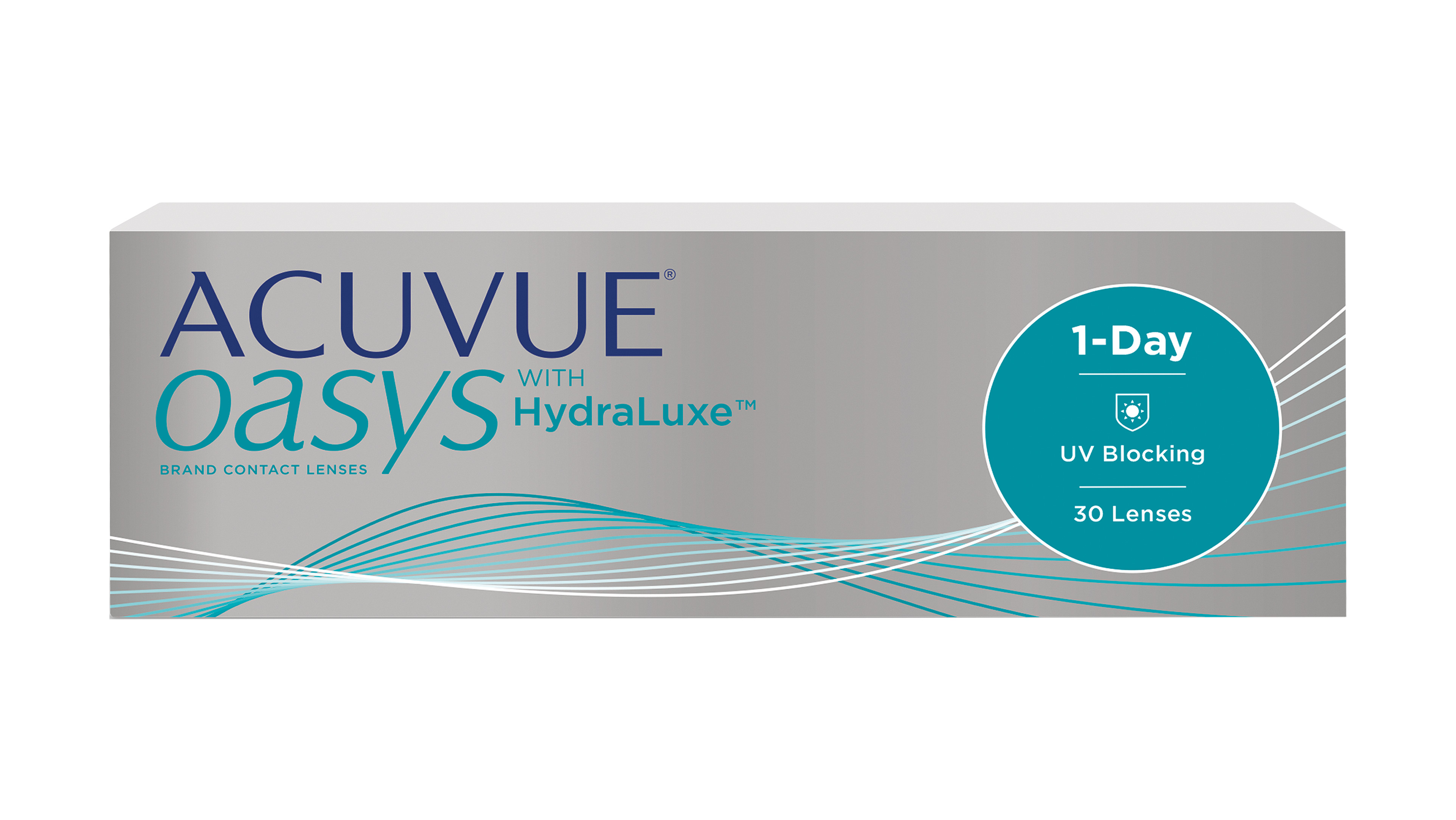 Front ACUVUE® ACUVUE OASYS® 1-DAY Tageslinsen Tageslinsen 30 Linsen pro Packung, pro Auge