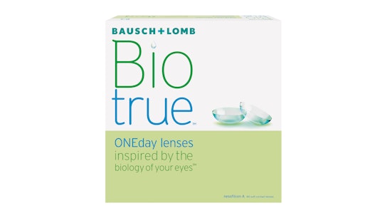 Biotrue Biotrue® ONEday Tageslinsen Sphärisch Tageslinsen 90 Linsen pro Packung, pro Auge
