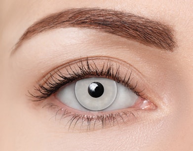 clearcolor™ Halloween Kontaktlinsen White Out Monatslinsen 2 Linsen pro Packung, pro Auge