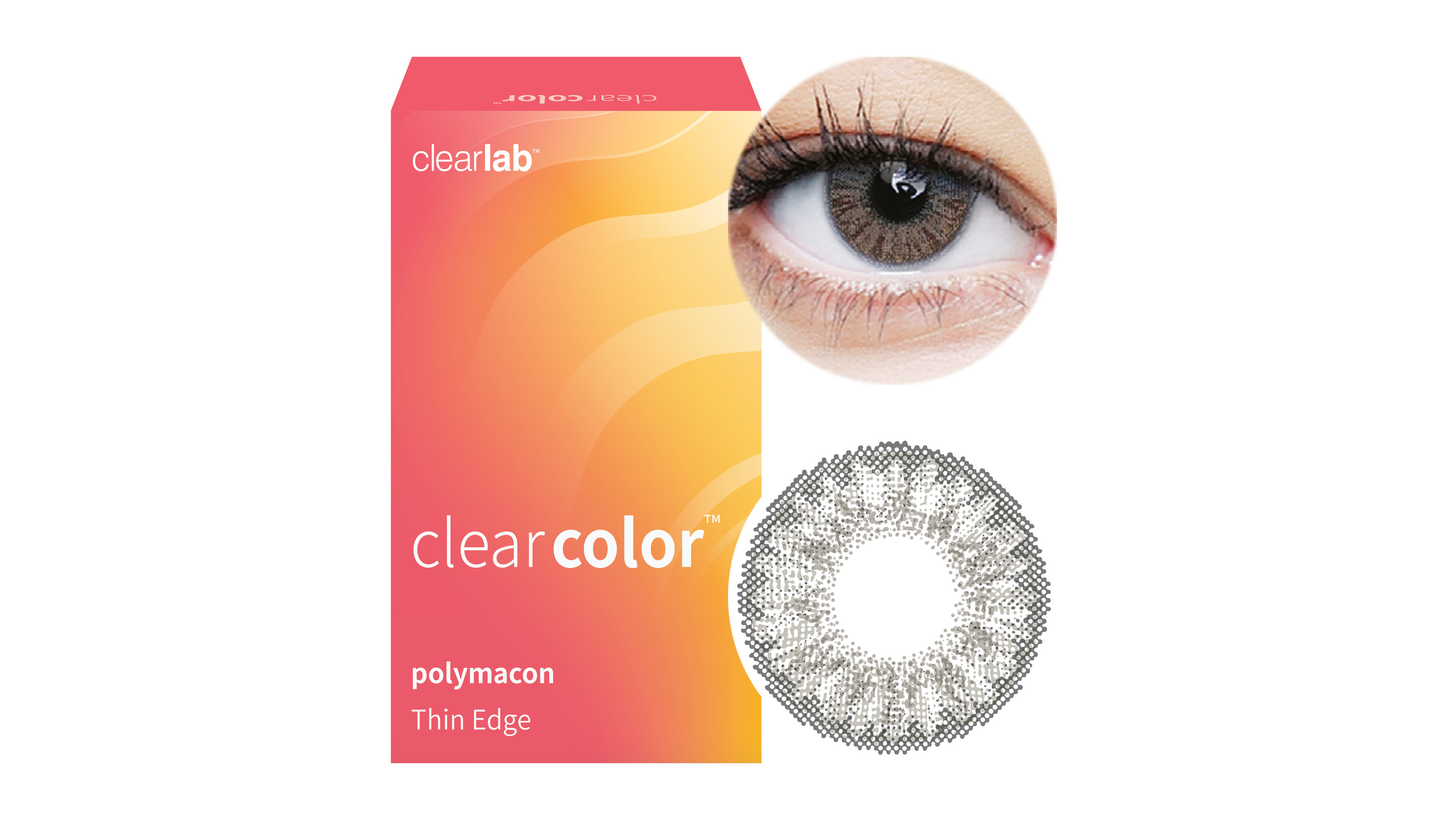 Front clearcolor™ Clearcolor™ Blends - Cloud Farblinsen Farblinsen 2 Linsen pro Packung, pro Auge