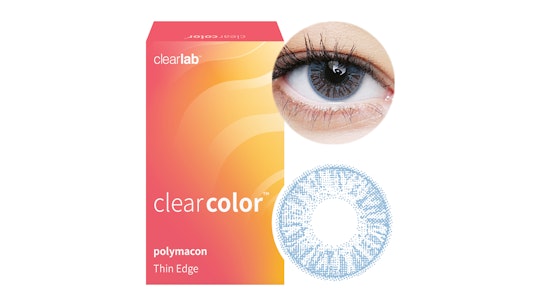 clearcolor™ Clearcolor™ Colors - Light Blue Monatslinsen 2 Linsen pro Packung, pro Auge