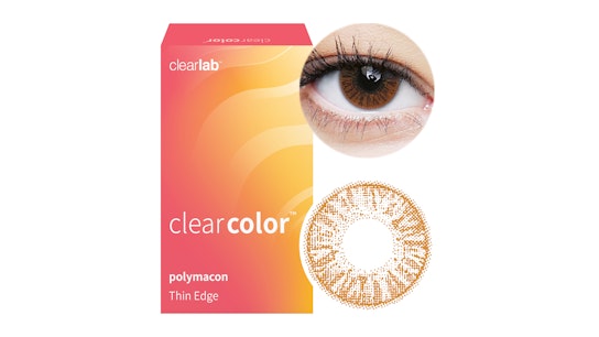 clearcolor™ Clearcolor™ Colors - Brown Monatslinsen 2 Linsen pro Packung, pro Auge