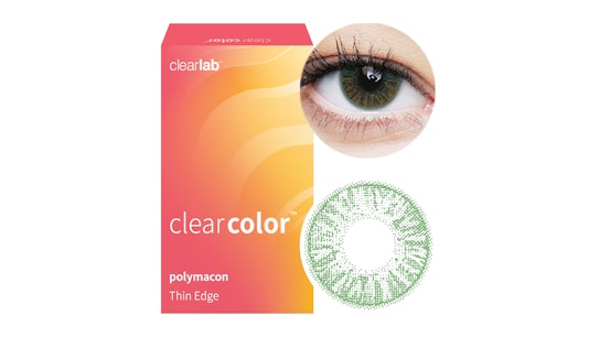 clearcolor™ Clearcolor™ Colors - Green Farblinsen Farblinsen 2 Linsen pro Packung, pro Auge