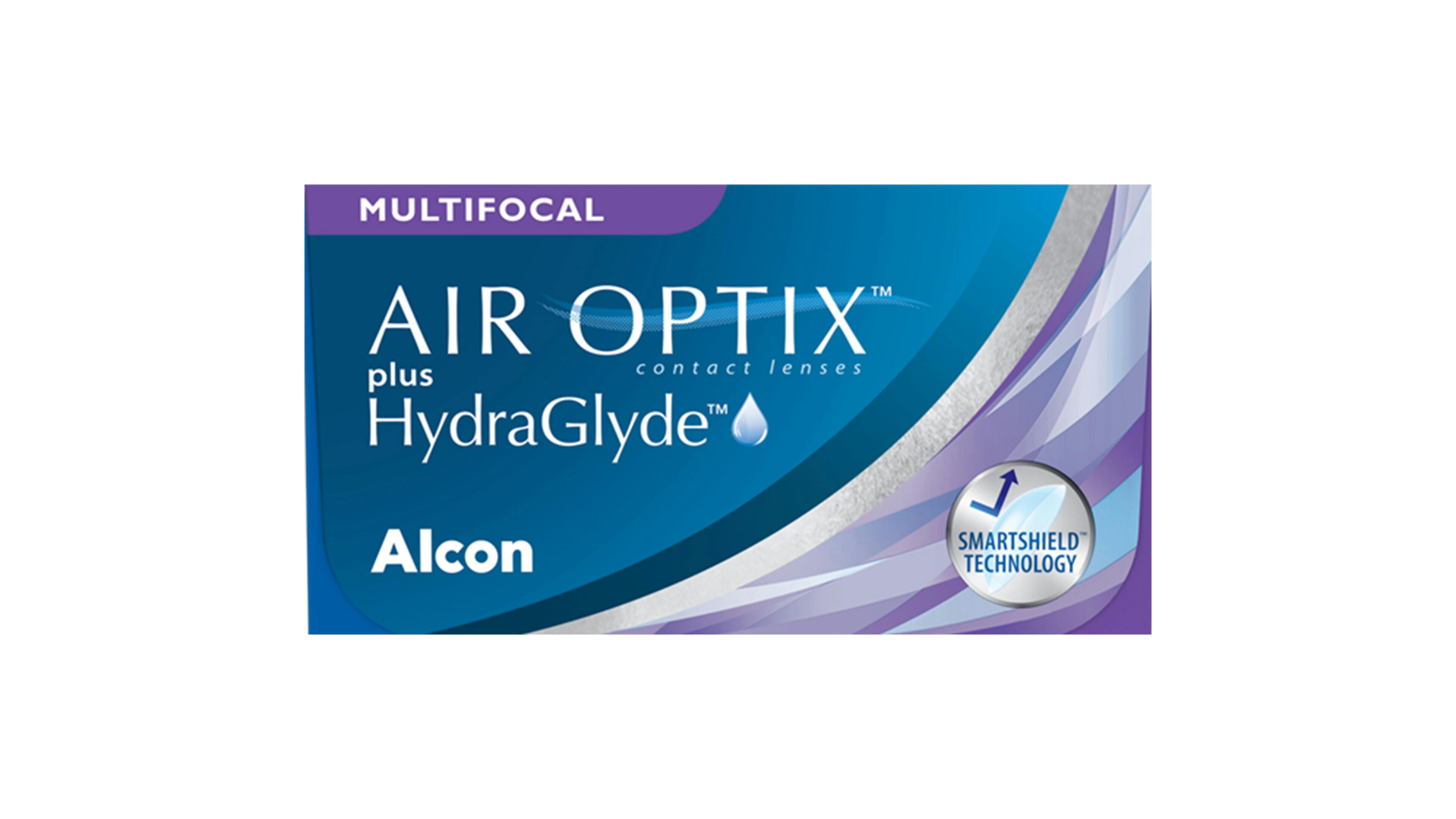 Front, AIR OPTIX® plus HydraGlyde Multifocal