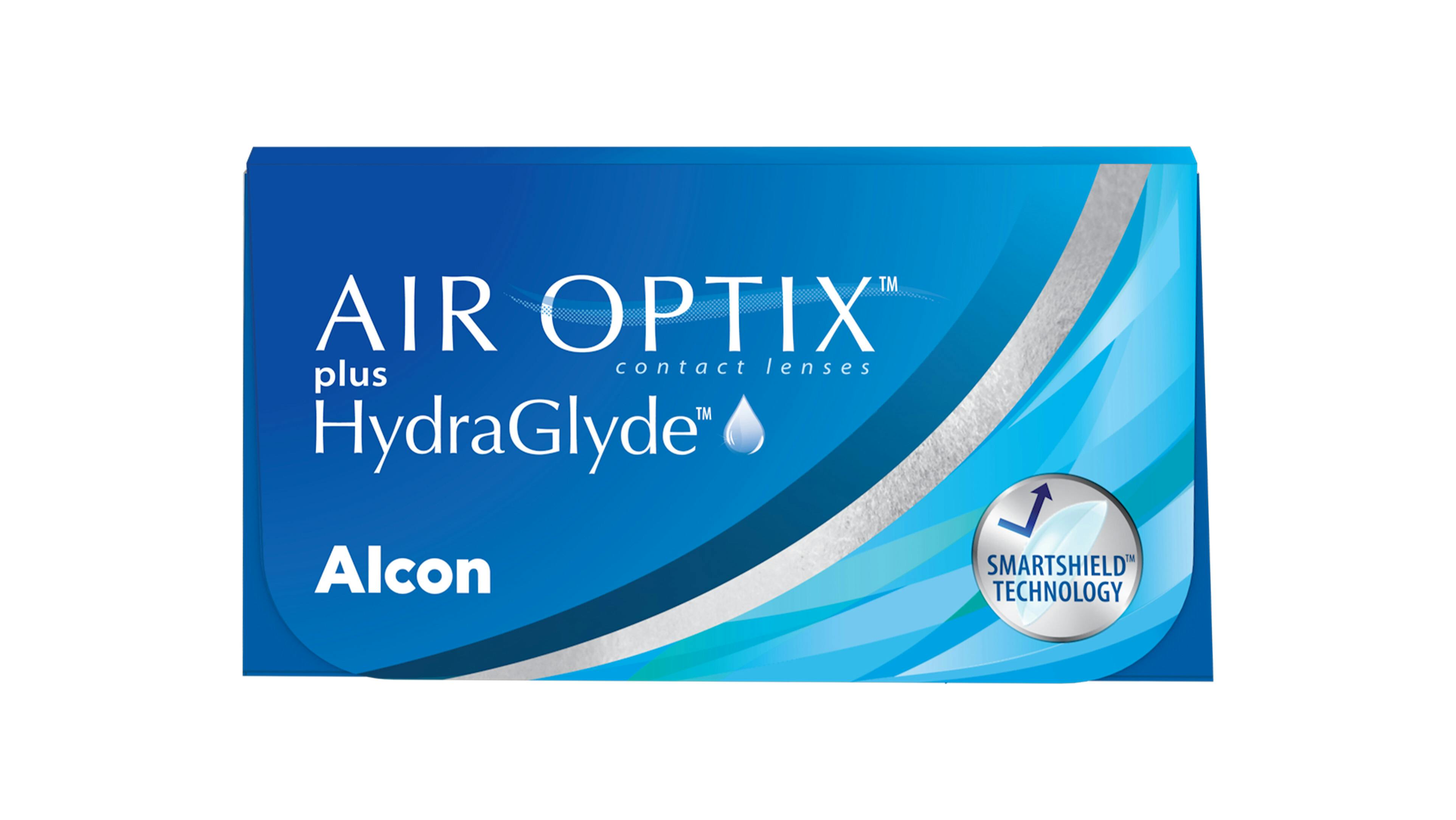 Front, AIR OPTIX® plus HydraGlyde Monatslinsen