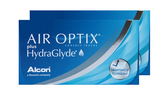AIR OPTIX® AIR OPTIX® plus HydraGlyde Monatslinsen Monatslinsen 6 Linsen pro Packung, pro Auge