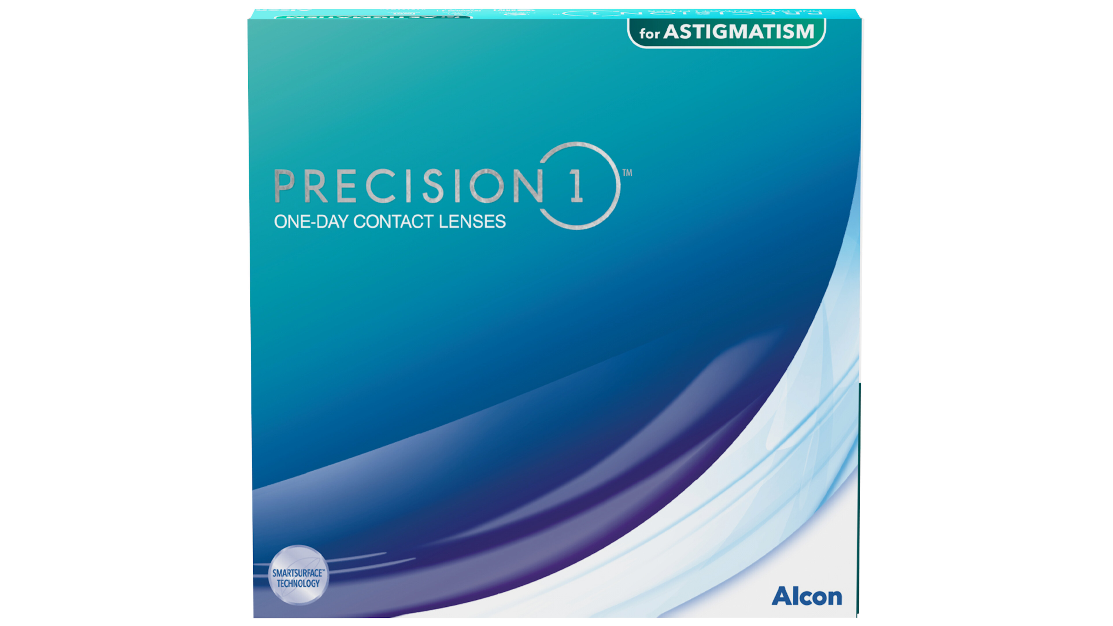 Front PRECISION 1® PRECISION 1® for Astigmatism Tageslinsen 90 Linsen pro Packung, pro Auge